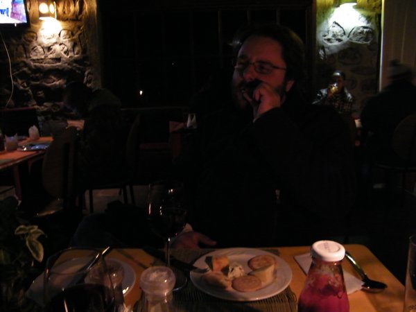 31-Nicio enjoying some cheese and wine, looking uber sophisticated