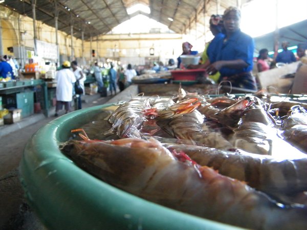 21-Yummy prawns at the Maputo city market