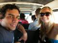 9-Mateo and Kim in the chapa to downtown Maputo