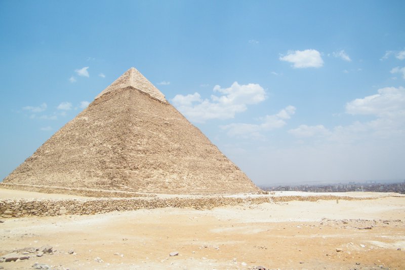 16-Pyramid with Cairo and Giza in the background