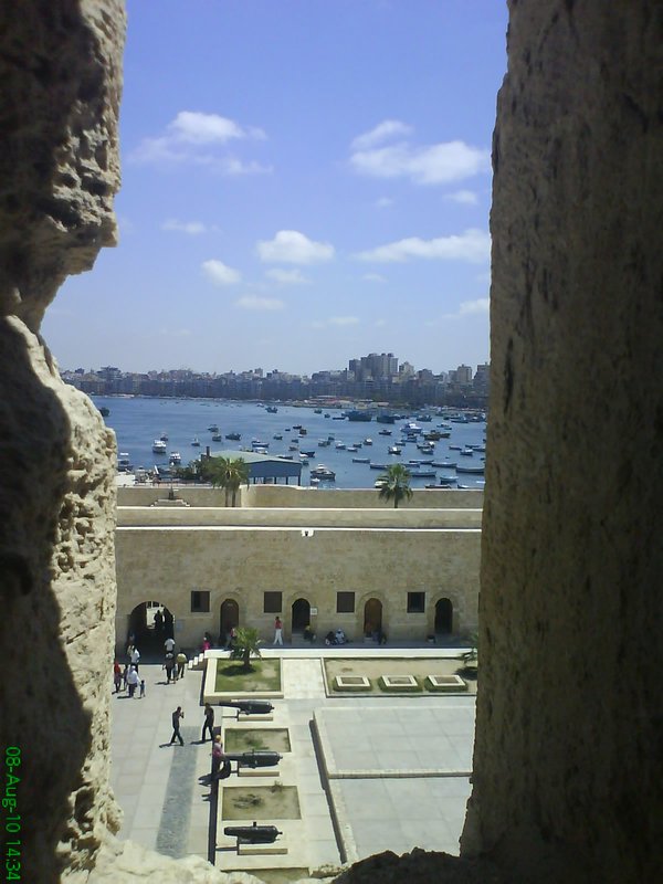 4-Alexandria from inside the Qaitbay Citadel