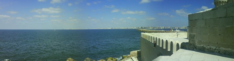 7-Panorama of Alexandria from the Qaitbay Citadel