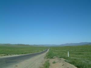 The sturdy Mongolian highways