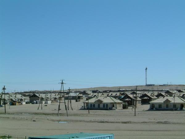 Desolate desert town