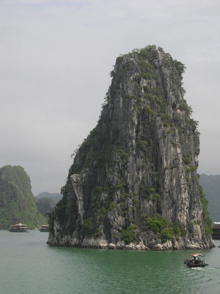 One of the many Islands of Halong Bay