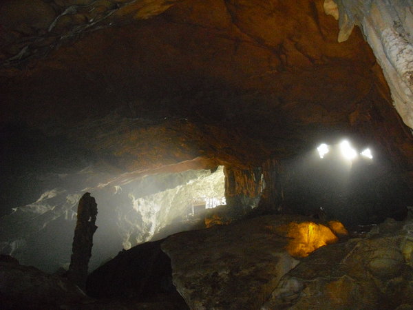 Inside the amazing cave