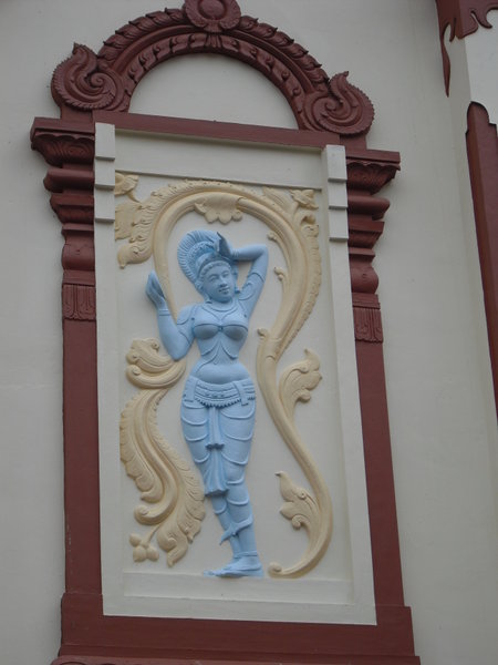 Relief outside the temple