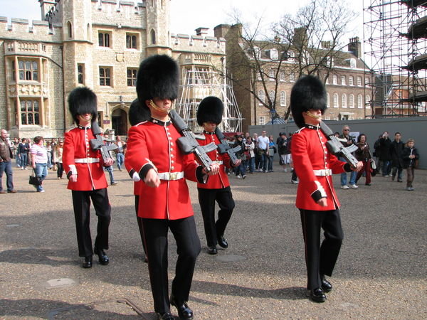 Guards at the Tower of London