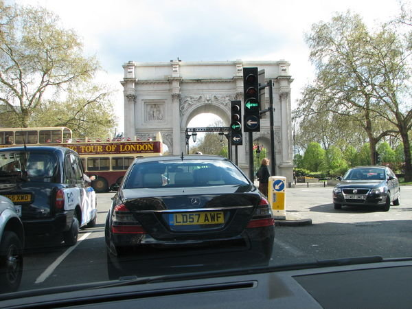 Leaving London, Marble Arch