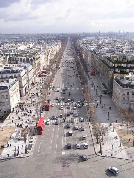 Another view of the Champs-Elysees