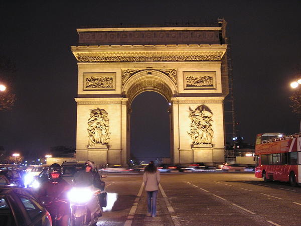 Arc de Triomphe -- Night