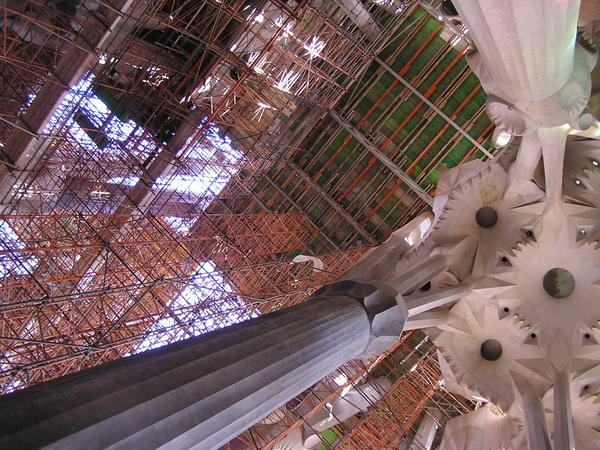 Construction of the Nave Ceiling Continues