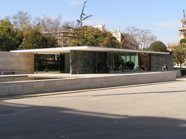 Mies van der Rohe - German Pavilion -- Designed for the 1929 Barcelona International Exhibition