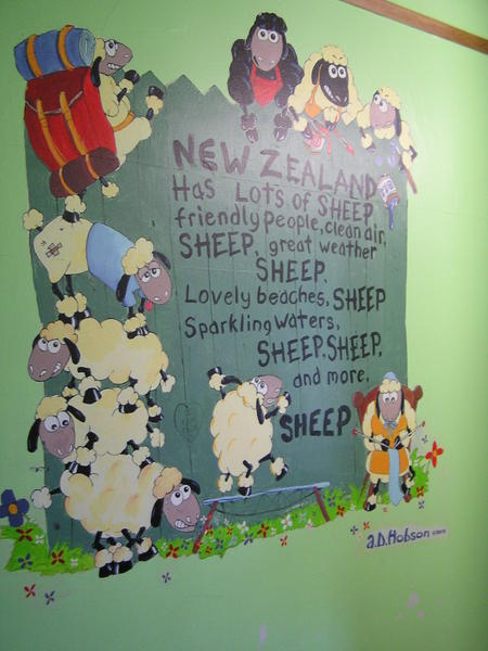 Noah's Ark -- Our room's motto.