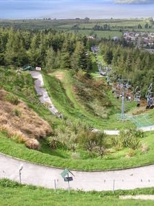 The luge race course