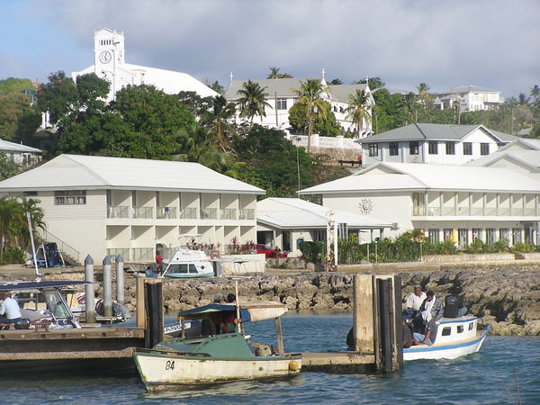 Vava'u town as seen from the waterfront