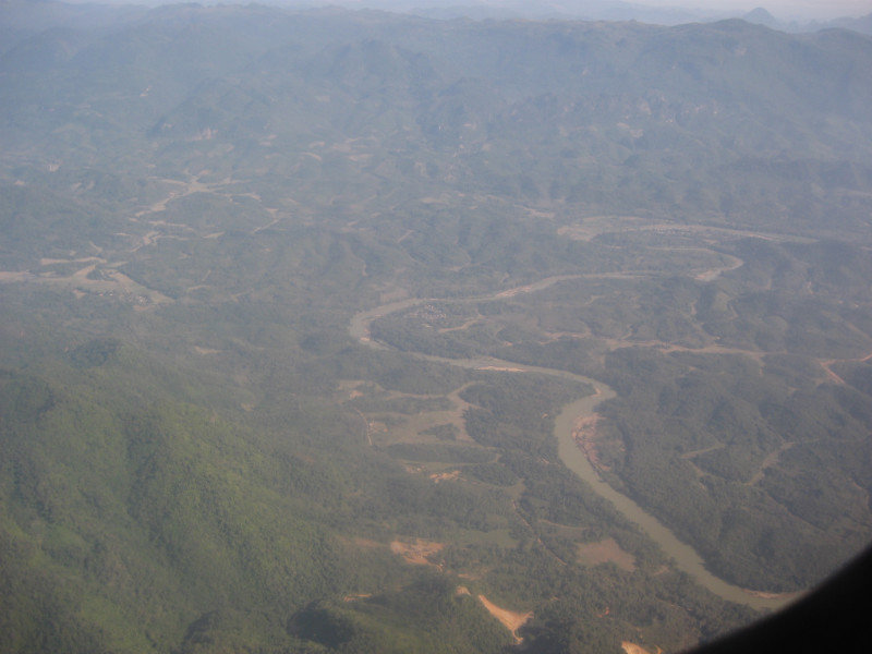 Laos Landscape from the air #1