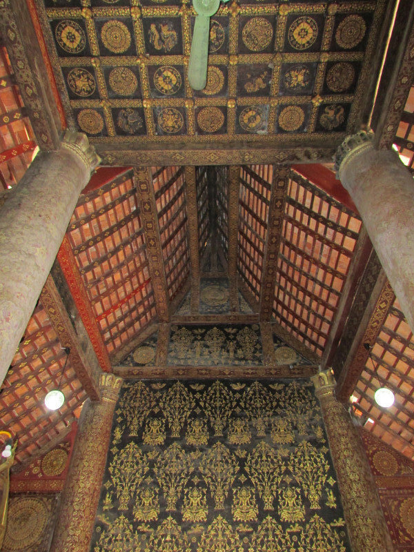 Interior Ceiling of Wat Xienthong