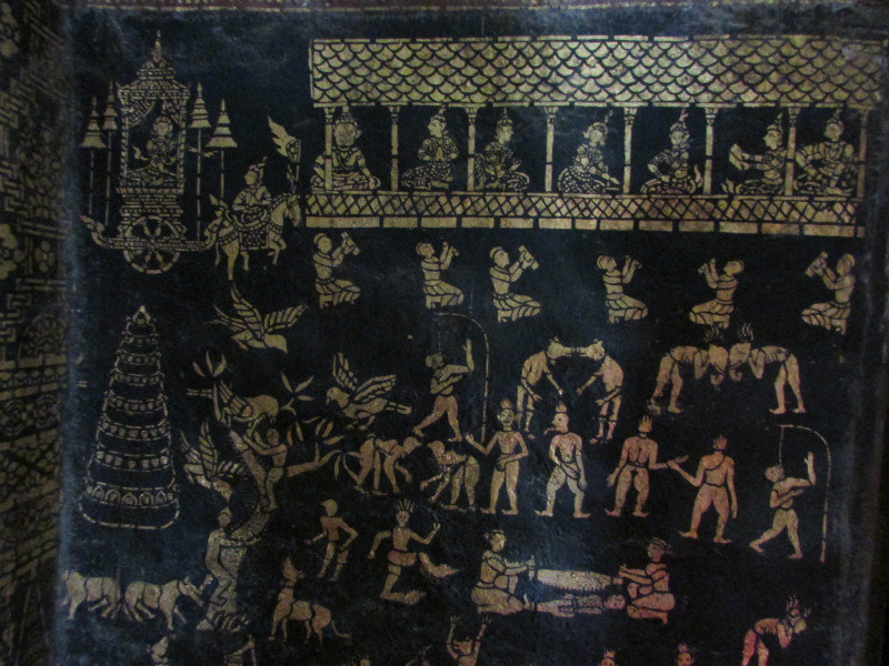 Detail of Wat Xienthong decoration