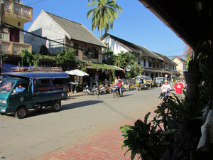 LP's main street and the colonial french architecture