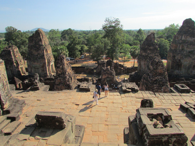 Pre Rup: Looking back down at entry