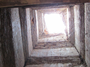East Mebon: Central tower looking up