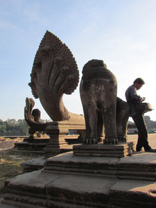 Angkor Wat Entry Sculptures