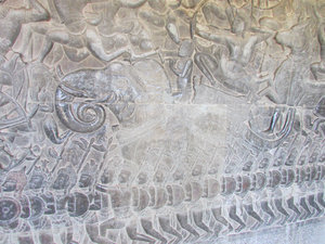 Bas-relief detail: Elephant