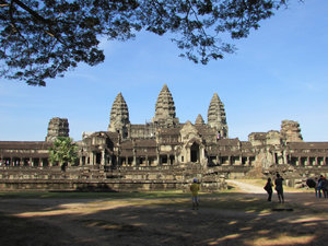Angkor Wat Temple: View from Behind