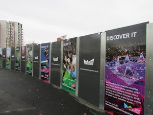 NZ All Blacks on advertising at the park