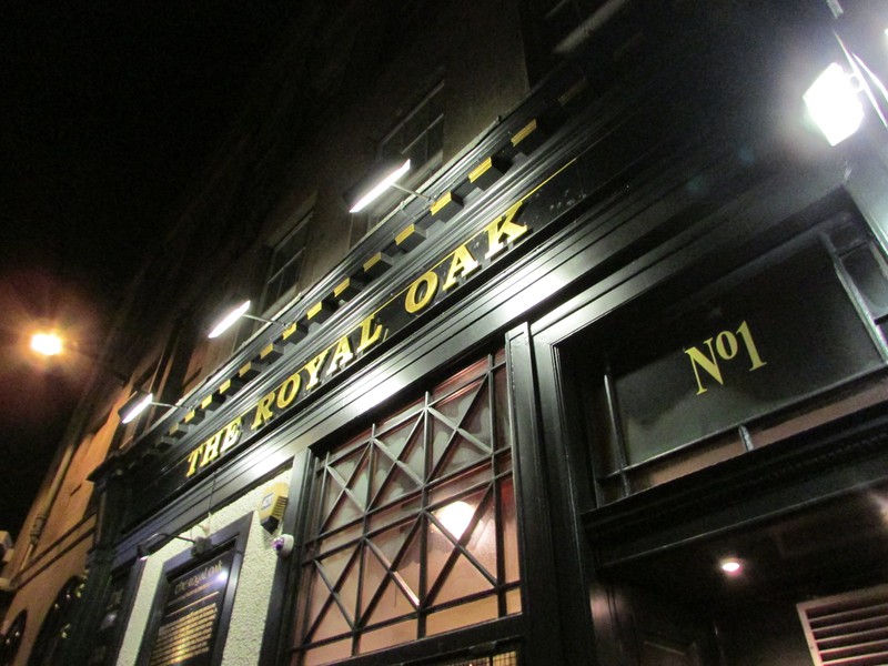 Royal Oak... the local tramp pub
