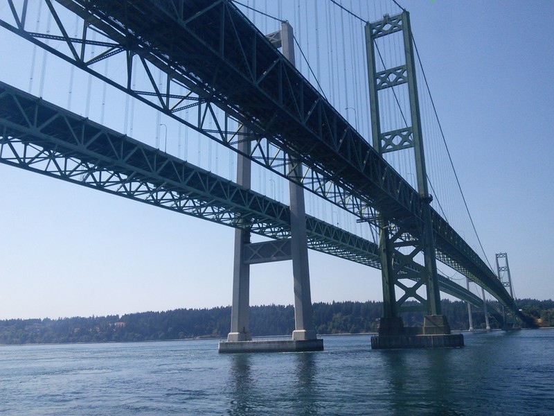 Tacoma Narrows Bridge - Train to Vancouver