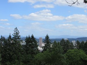 View of Portland from Japanese Garden