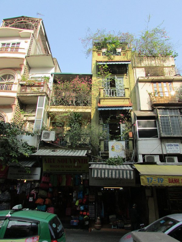 Our first chance to see a lovely Hanoi old town street