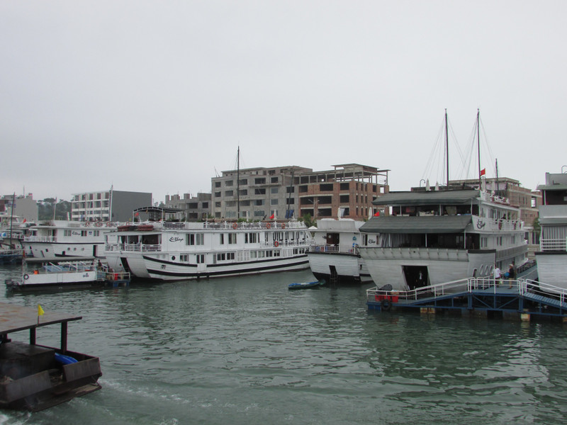 Hotels under development around the busy harbour