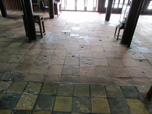 Tu Duc Mausoleum - old floor