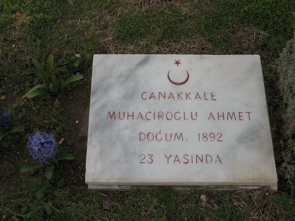 Turkish headstone