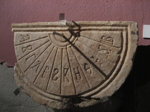 Ancient sundial