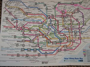 Tokyo transport map