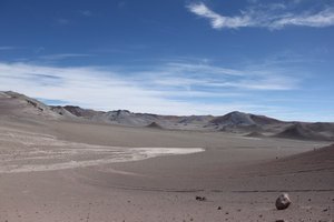 maanlandschap tussen Chile en Argentinie