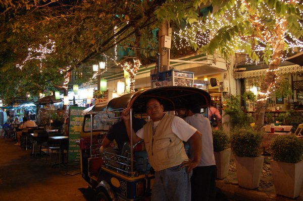 Khao San Road by night.