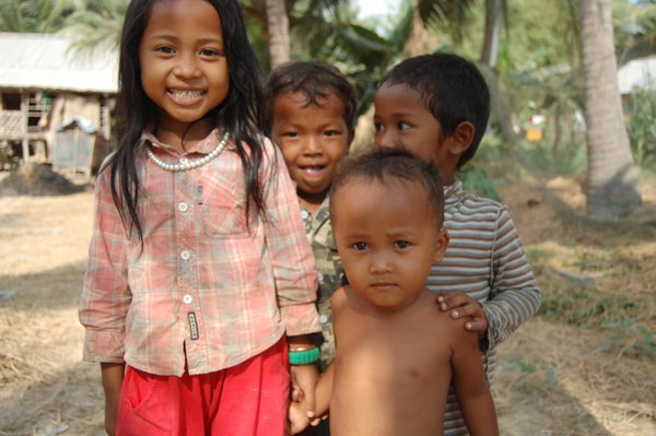 The children of Treak Village, Siem Reap, Cambodia.