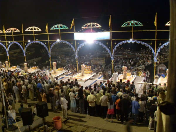 Aarti Puja at Varanasi ghat