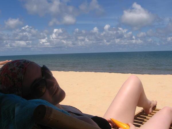 Katie on the beach