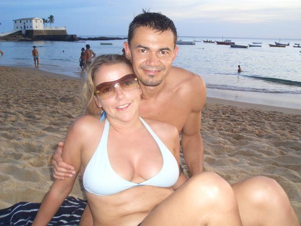 At Barra beach in Salvador