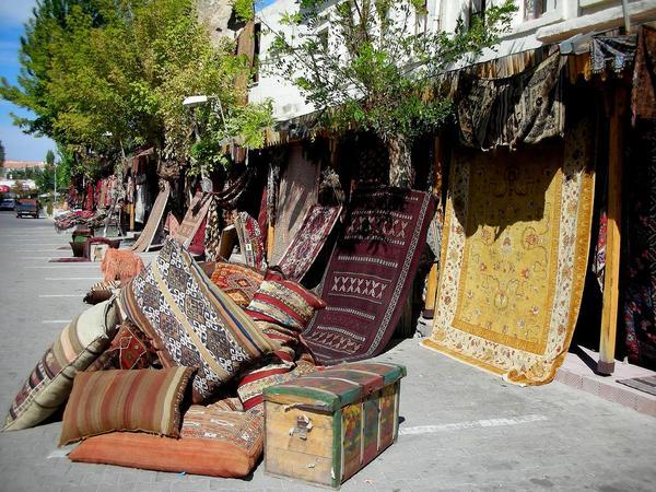 Carpet store in central Turkey.