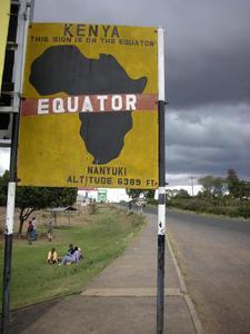 The Equator runs through Kenya.