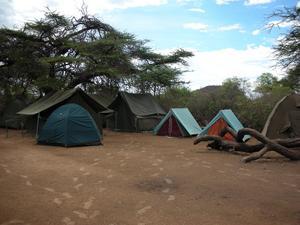 Samburu camp site.