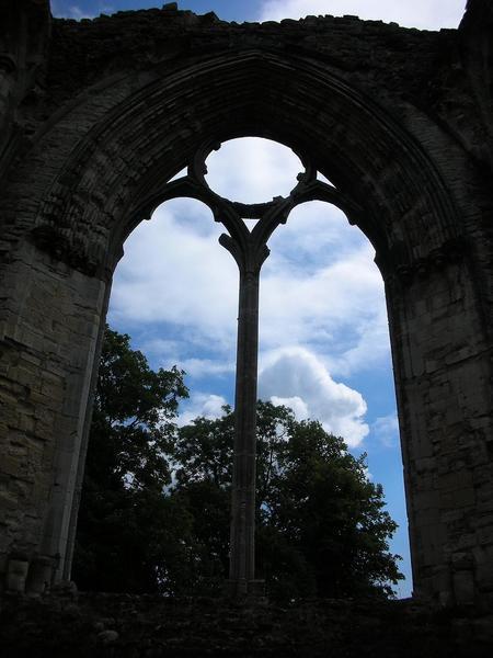 Netley Abbey ruins.