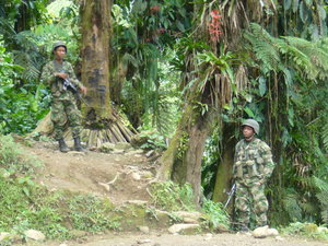 Soldiers at the lost city
